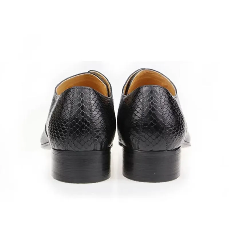 Opulessa Patterned Buckle Oxfords