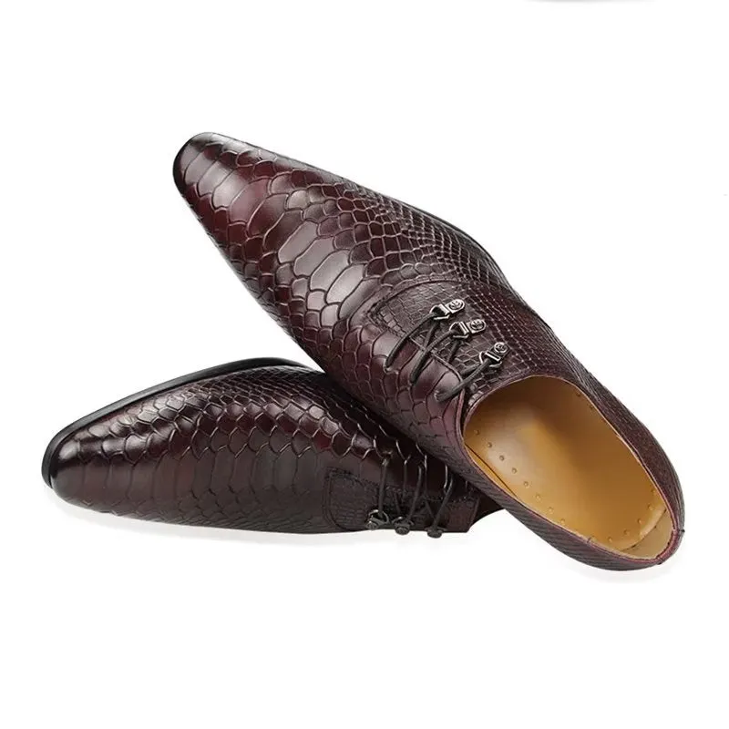 Opulessa Patterned Buckle Oxfords
