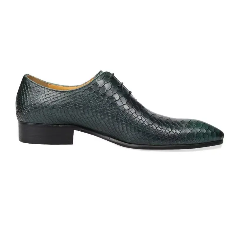 Opulessa Patterned Buckle Oxfords