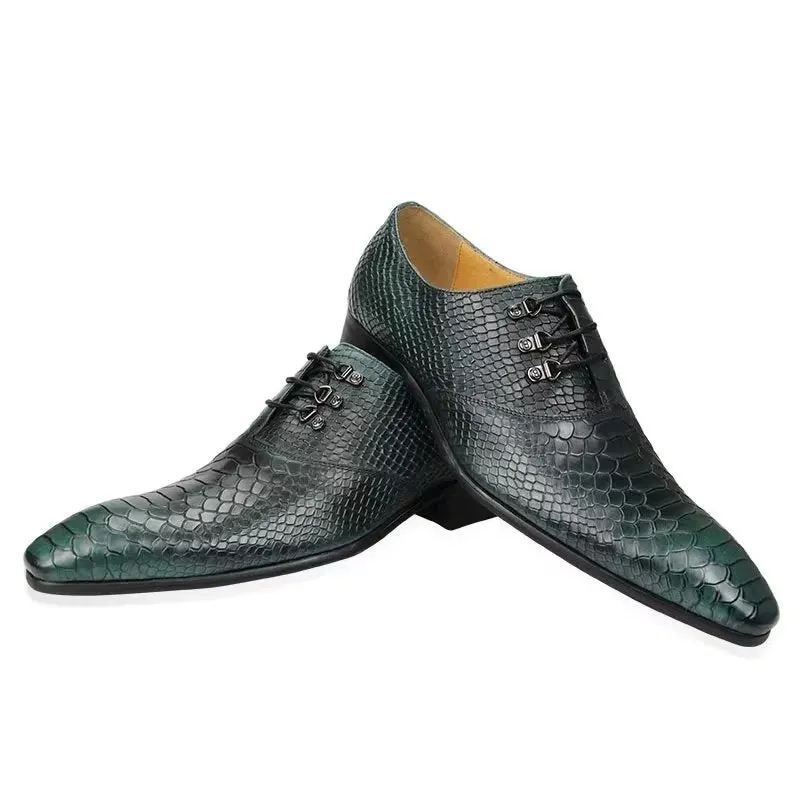 Opulessa Patterned Buckle Oxfords