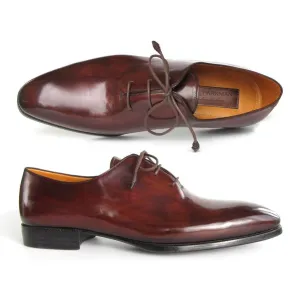 Paul Parkman Men's Oxford Dress Shoes Brown&amp;Bordeaux (ID#22T55)