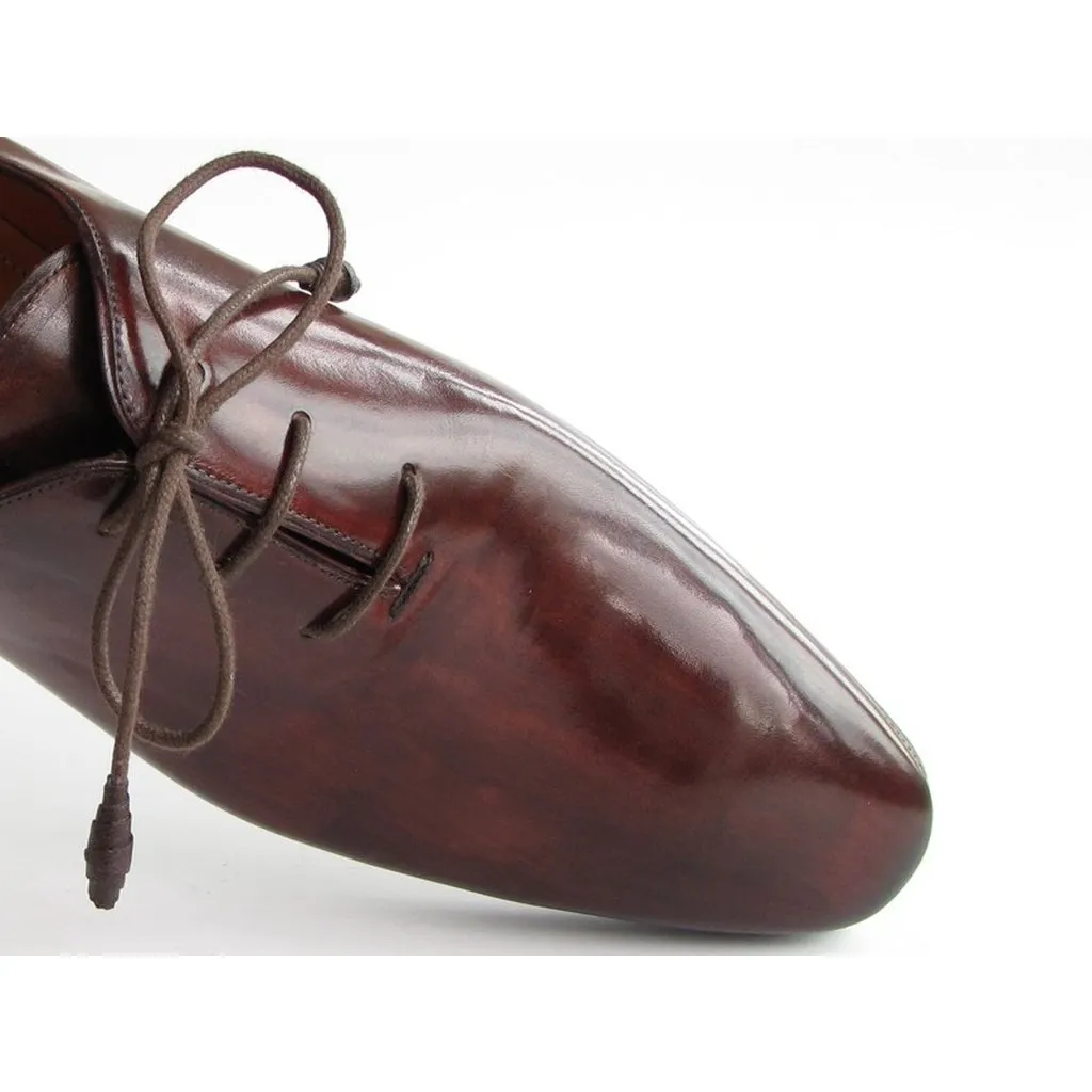 Paul Parkman Men's Oxford Dress Shoes Brown&amp;Bordeaux (ID#22T55)