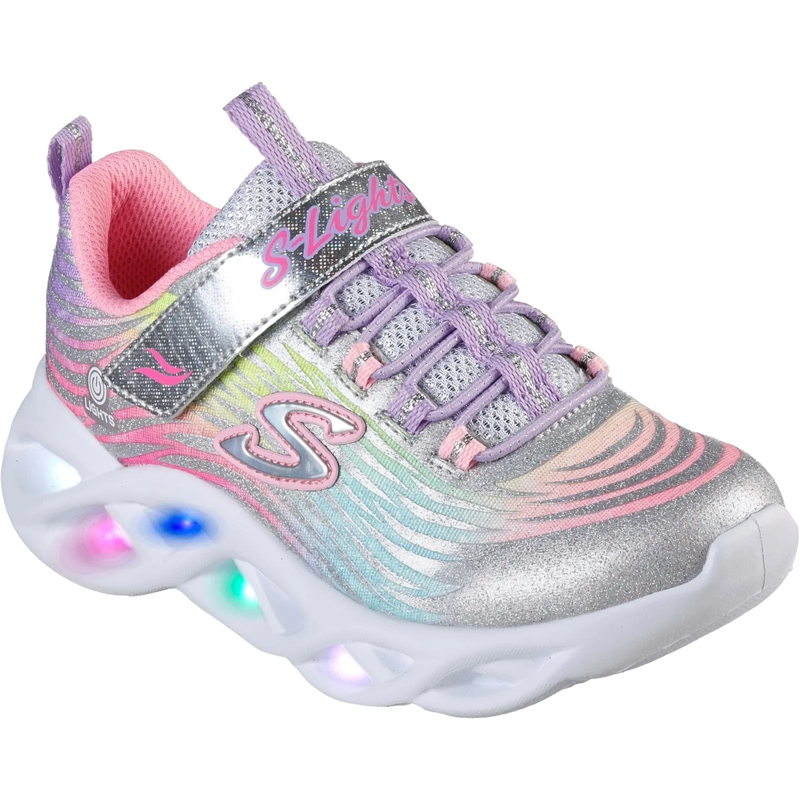 Skechers S Lights: Twisty Brights - Mystical Bliss kids'  Shoes