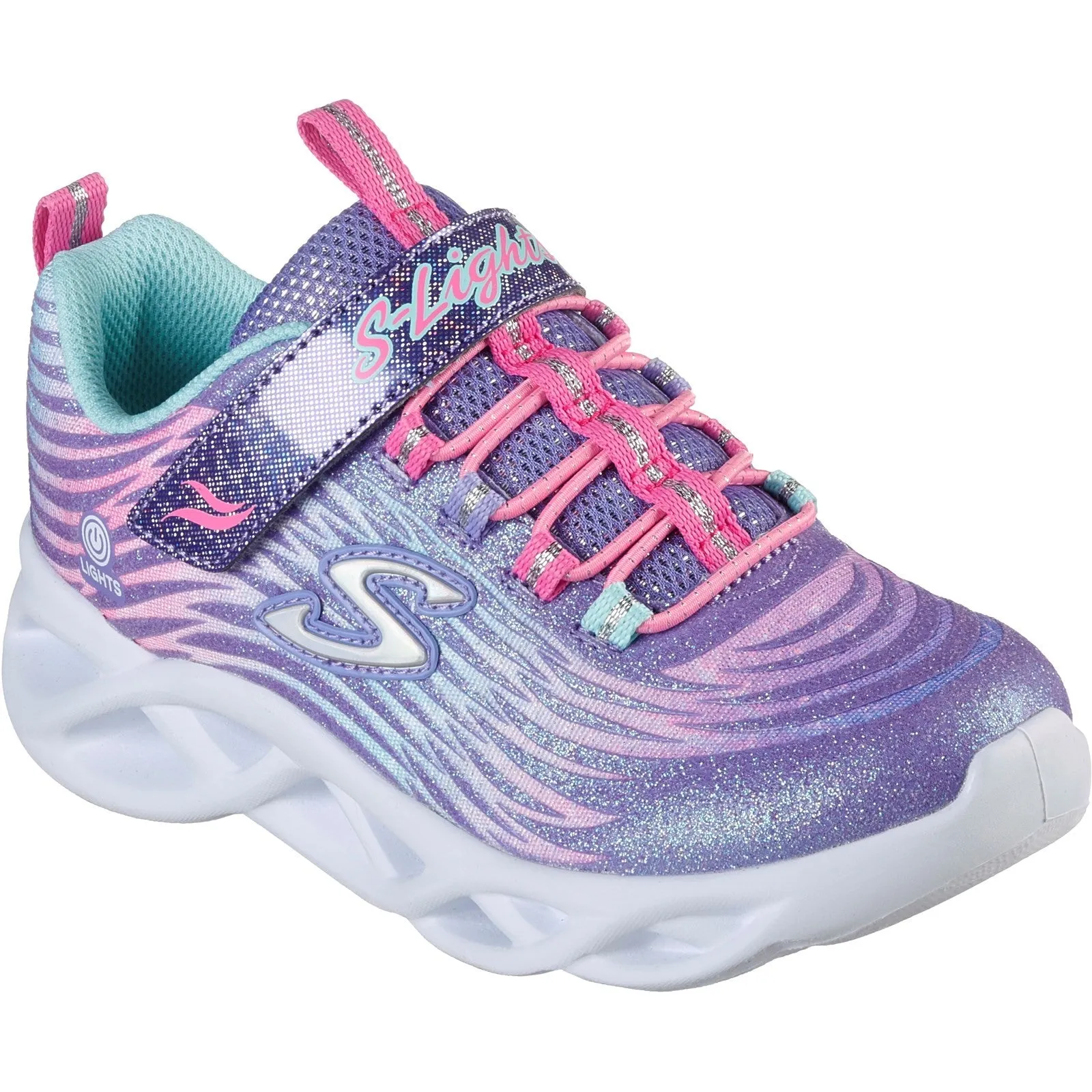 Skechers S Lights: Twisty Brights - Mystical Bliss kids'  Shoes