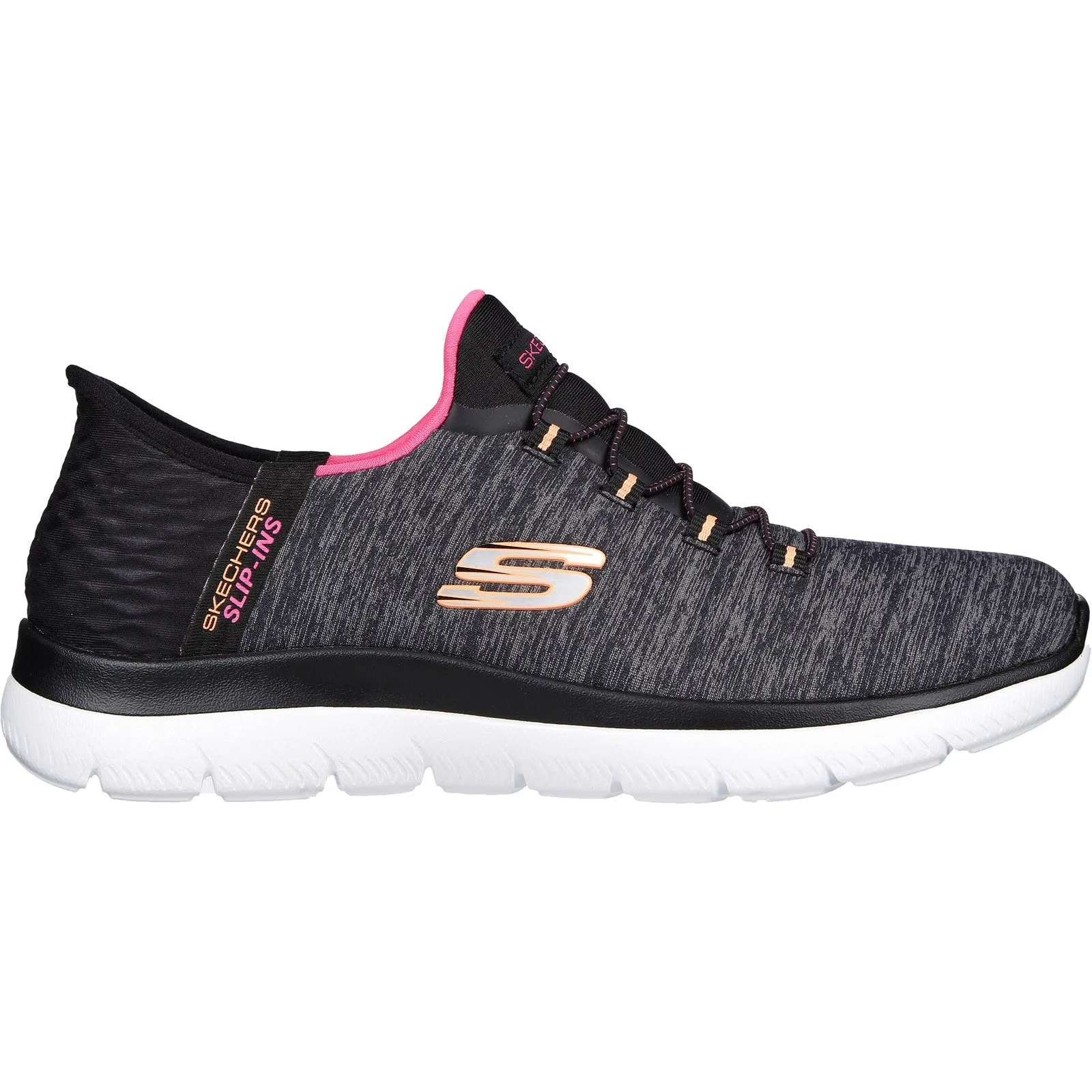 Skechers Womens Summits Dazzling Haze Trainers - Black