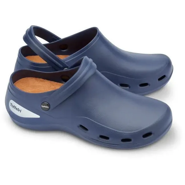 Toffeln AktivKlog - Navy - Closed In Heel - Adjustable Heel Strap